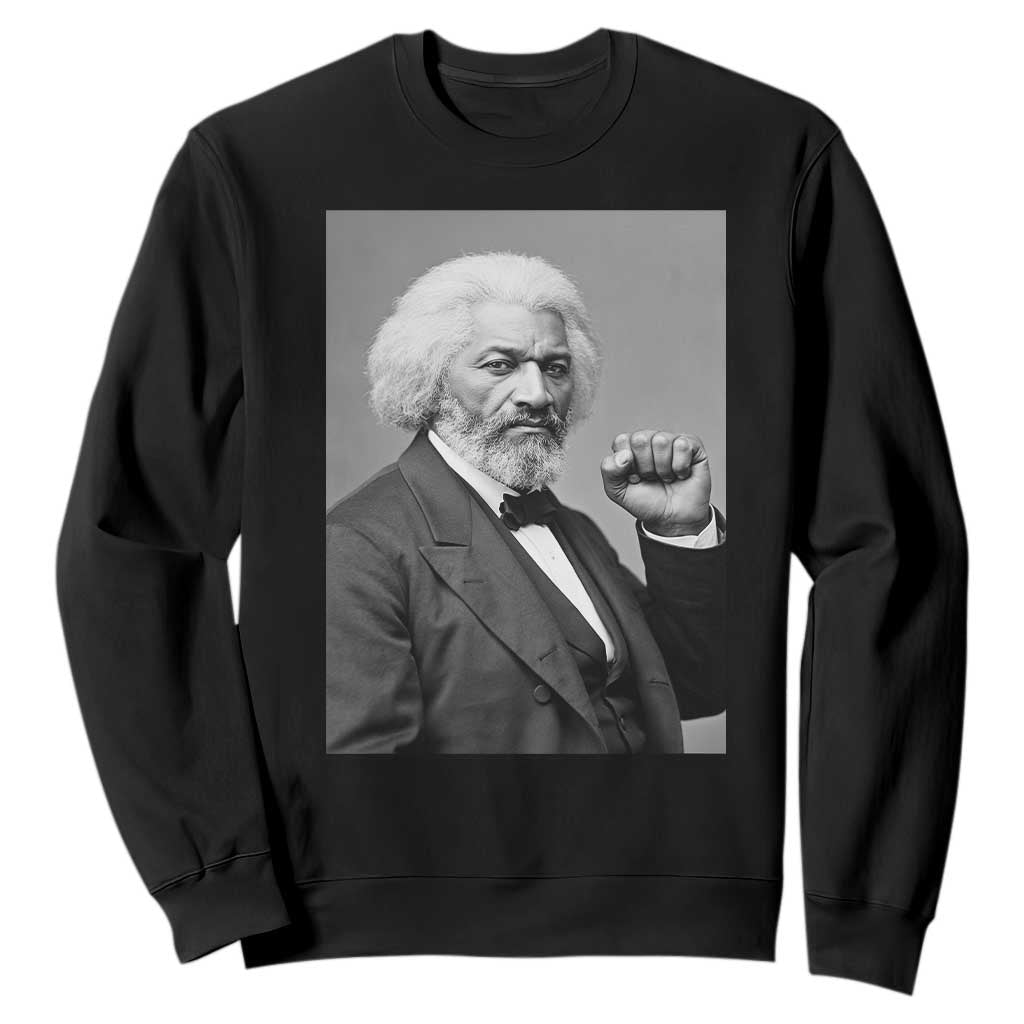 Strong Black History Leader Sweatshirt Frederick Douglass Empowerment - African Pride
