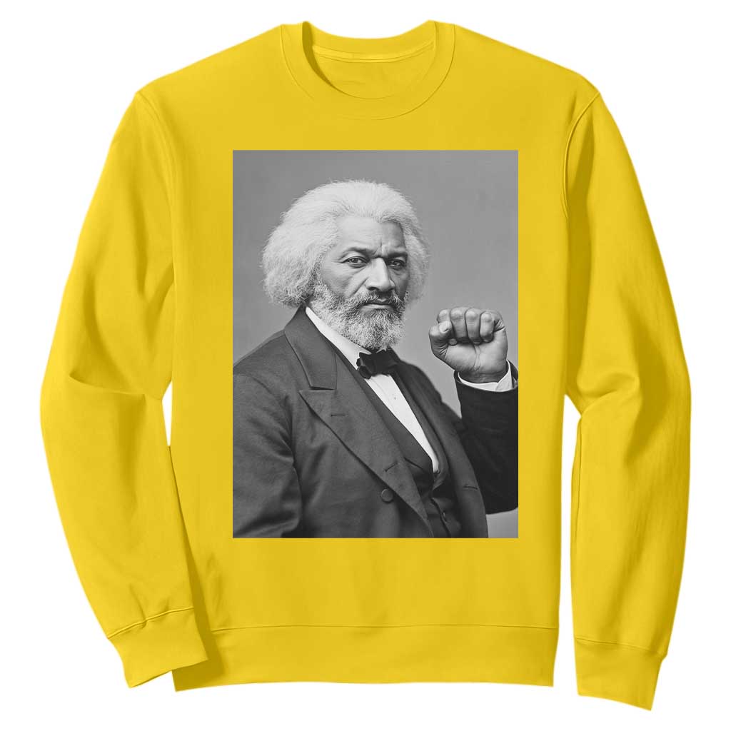 Strong Black History Leader Sweatshirt Frederick Douglass Empowerment - African Pride
