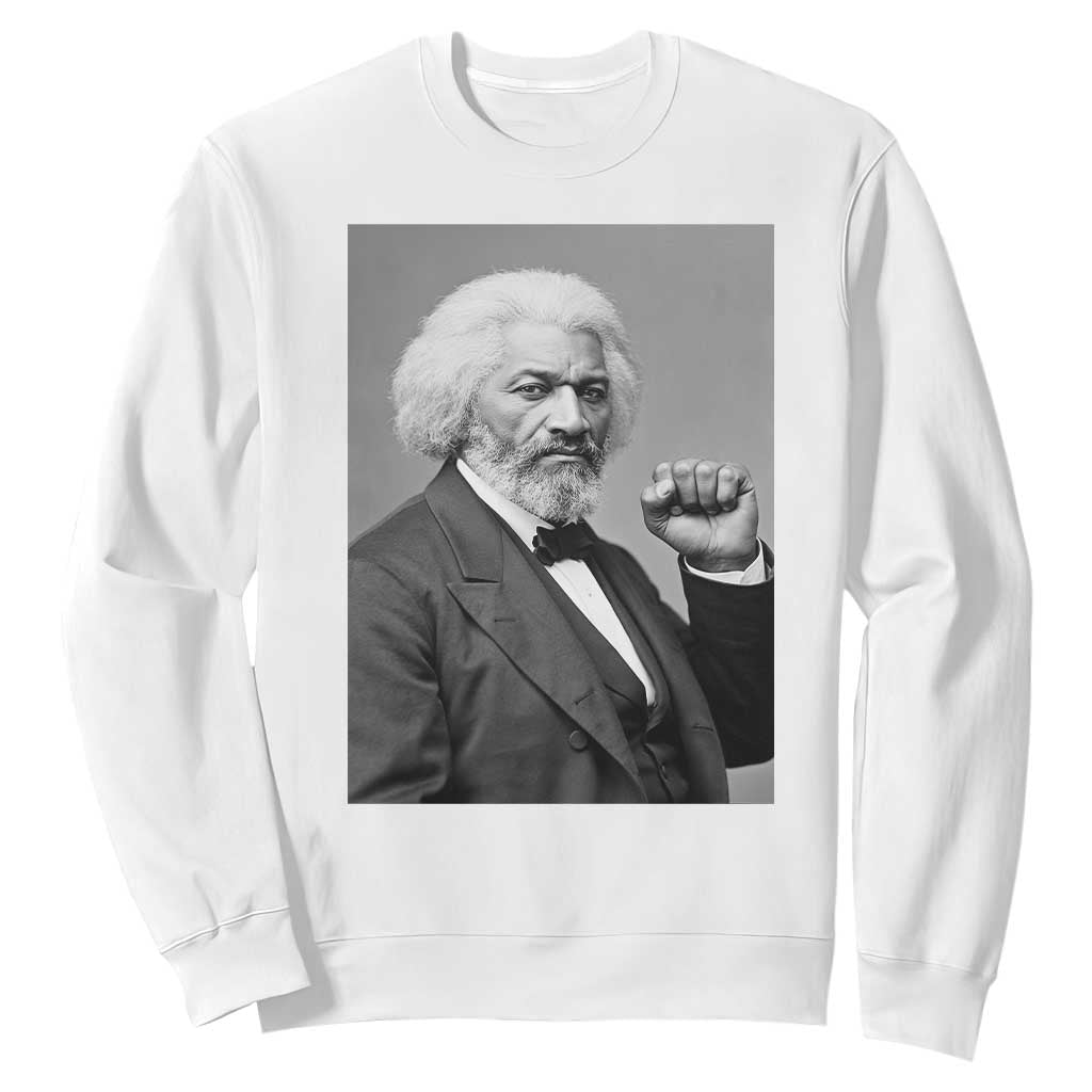 Strong Black History Leader Sweatshirt Frederick Douglass Empowerment - African Pride