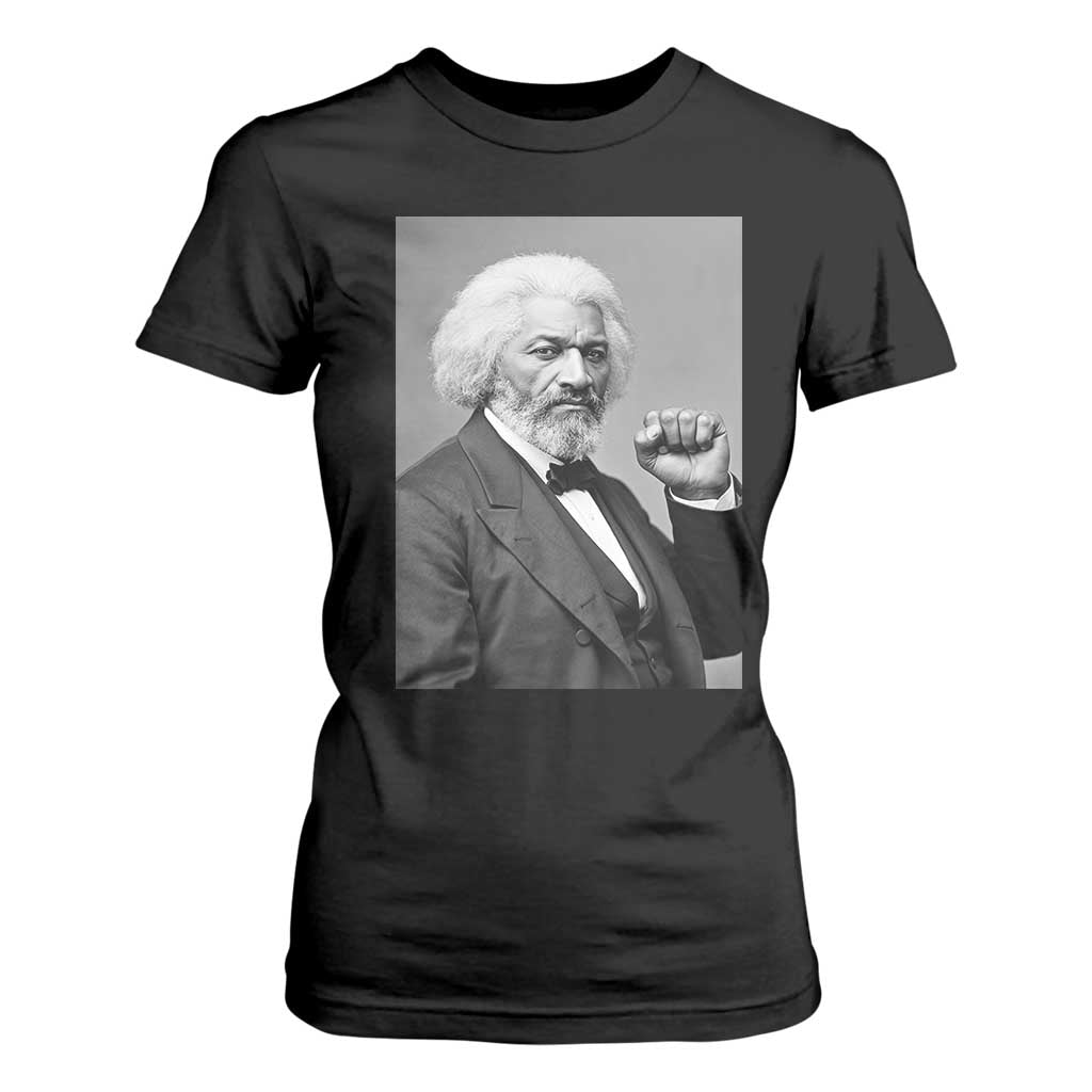 Strong Black History Leader T Shirt For Women Frederick Douglass Empowerment - African Pride
