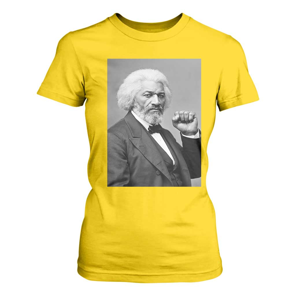 Strong Black History Leader T Shirt For Women Frederick Douglass Empowerment - African Pride