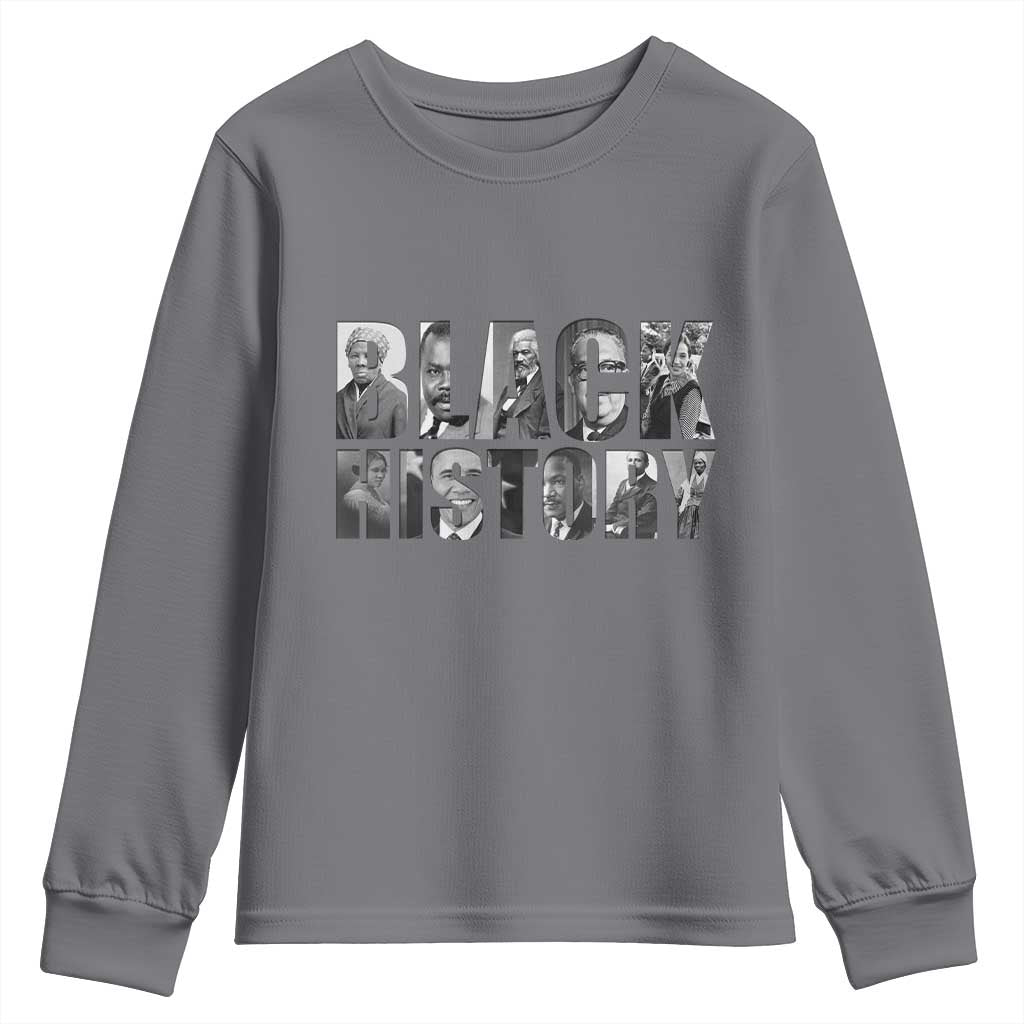 African American Leaders Youth Sweatshirt Black History Month Legends - African Pride