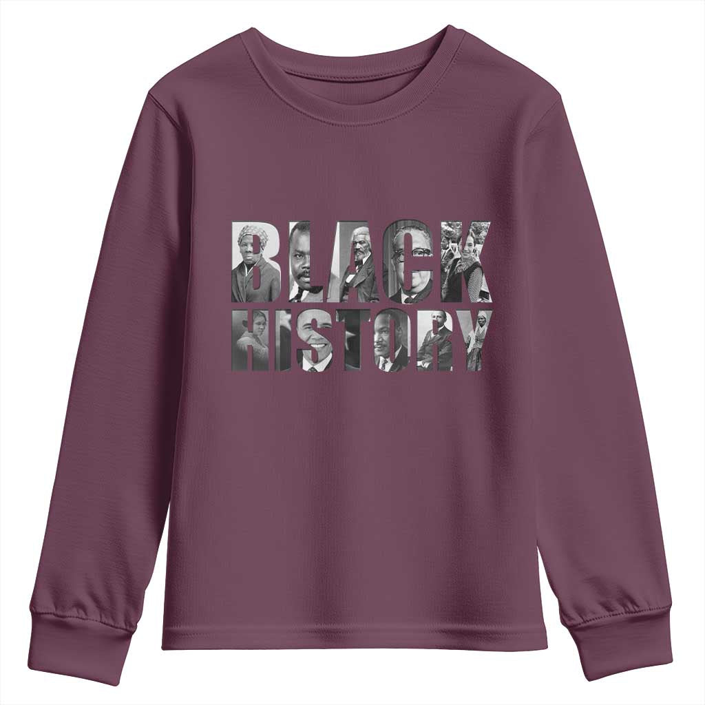 African American Leaders Youth Sweatshirt Black History Month Legends - African Pride
