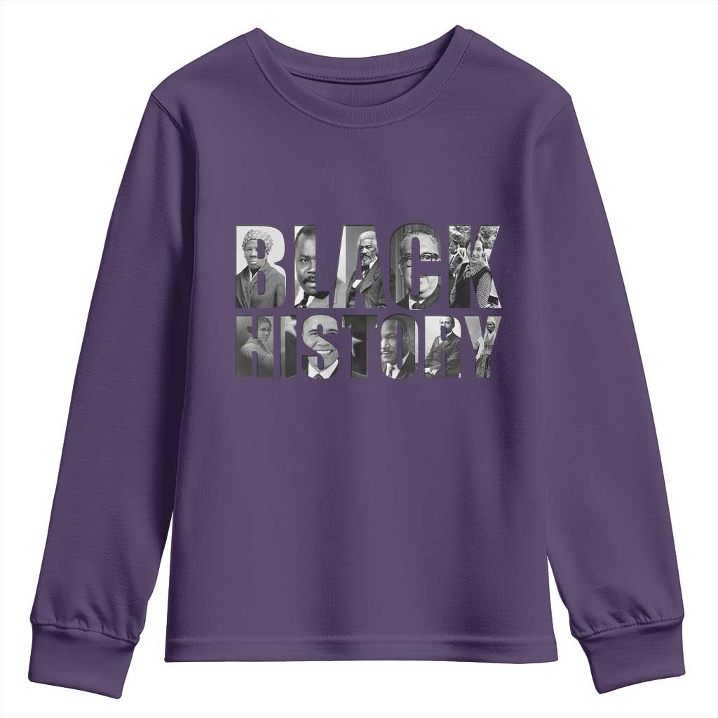 African American Leaders Youth Sweatshirt Black History Month Legends - African Pride