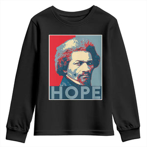 Frederick Douglass Hope Poster Youth Sweatshirt African American Heritage - African Pride