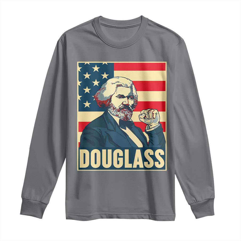 Frederick Douglass American Hero Long Sleeve Shirt Black History Month Gift