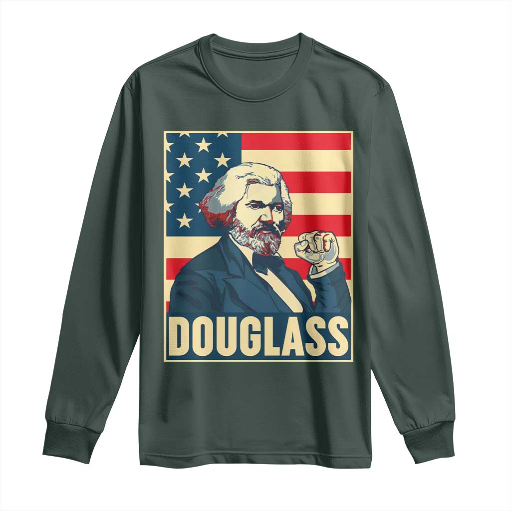 Frederick Douglass American Hero Long Sleeve Shirt Black History Month Gift