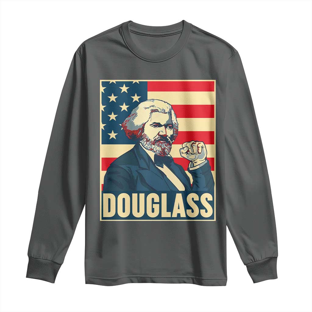 Frederick Douglass American Hero Long Sleeve Shirt Black History Month Gift