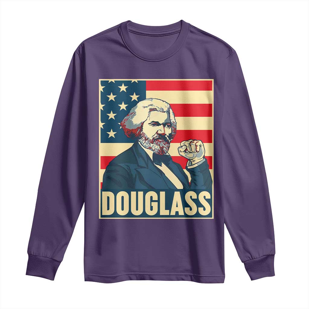Frederick Douglass American Hero Long Sleeve Shirt Black History Month Gift