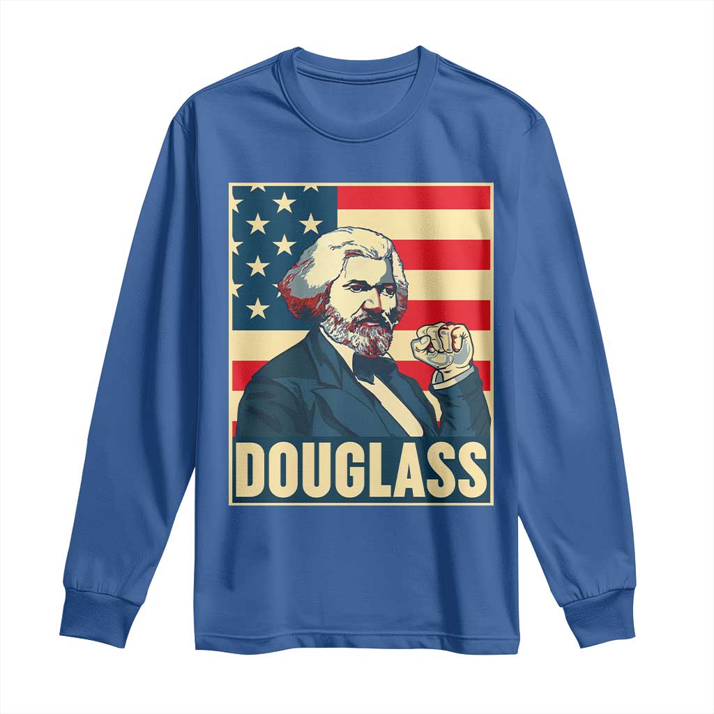 Frederick Douglass American Hero Long Sleeve Shirt Black History Month Gift