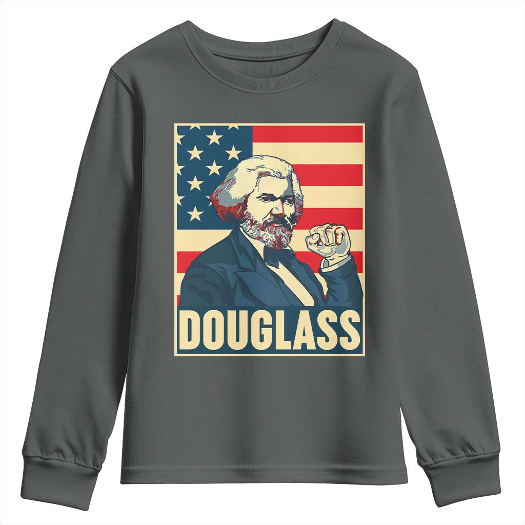 Frederick Douglass American Hero Youth Sweatshirt Black History Month Gift