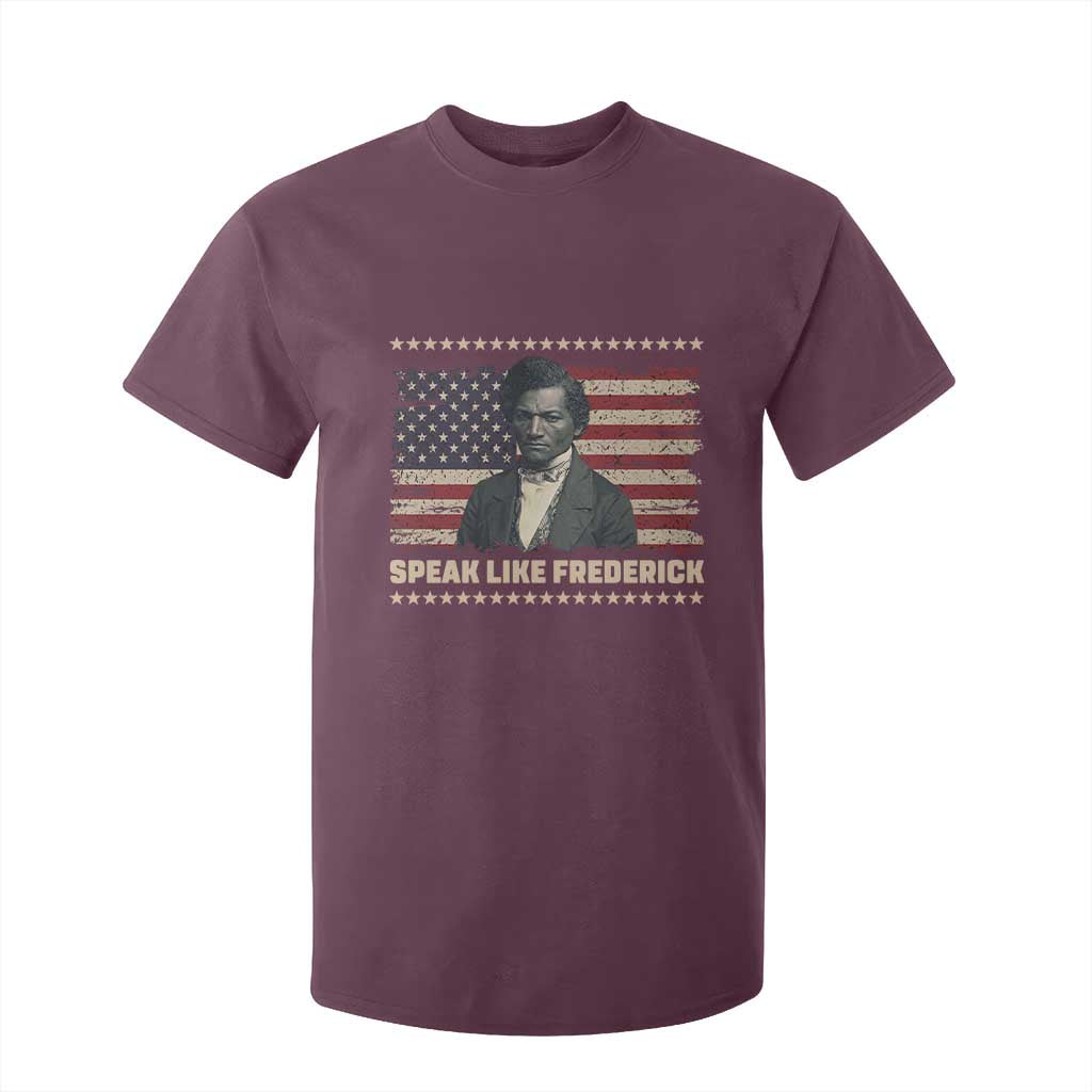 Speak Like Frederick T Shirt For Kid Black History Month Gift - African Pride