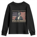 Speak Like Frederick Youth Sweatshirt Black History Month Gift - African Pride