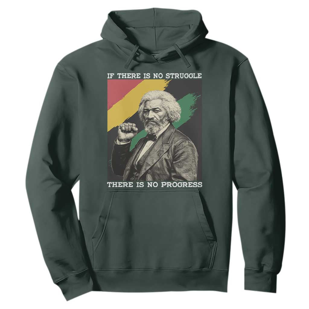 Frederick Douglass Struggle And Progress Hoodie Inspirational Black History - African Pride