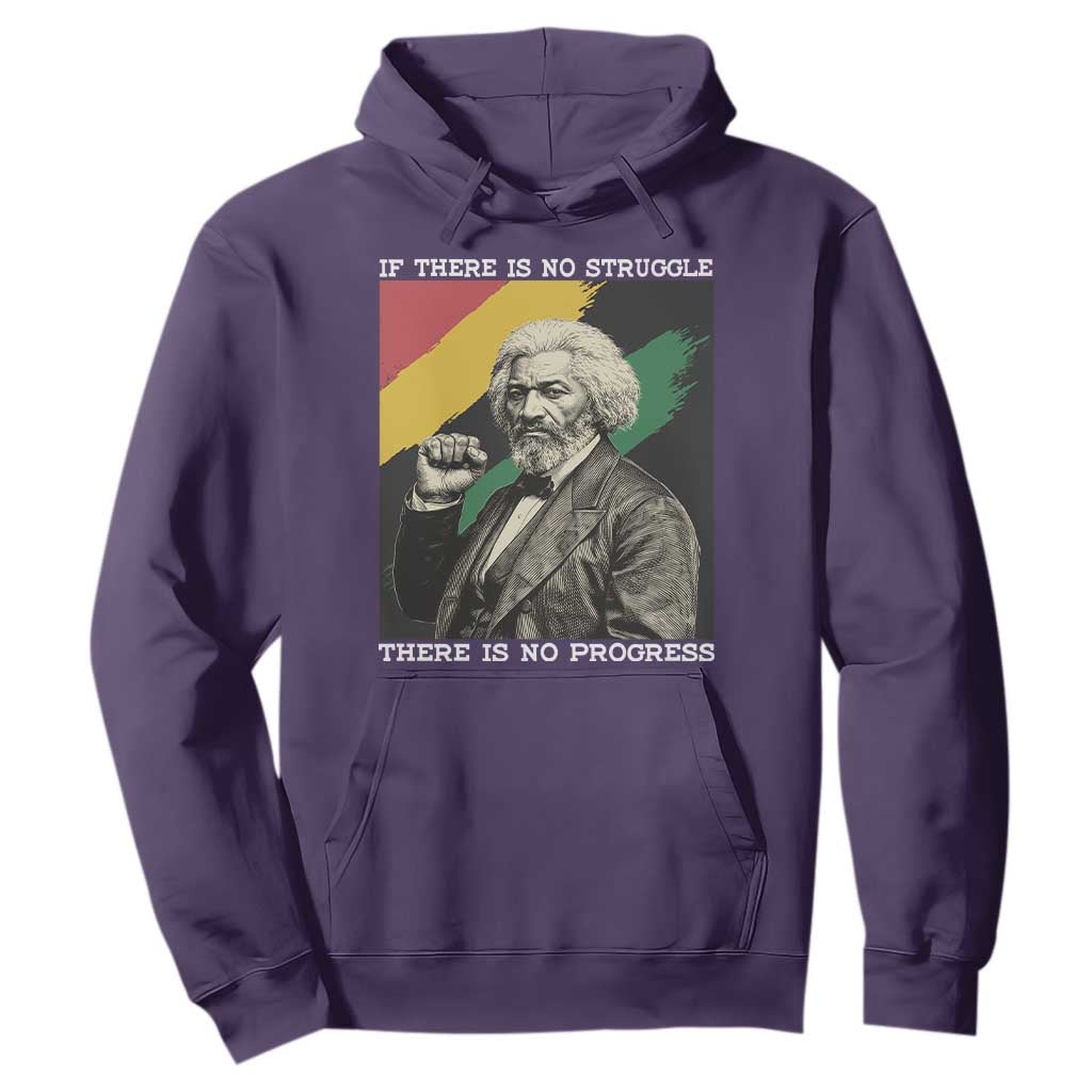 Frederick Douglass Struggle And Progress Hoodie Inspirational Black History - African Pride