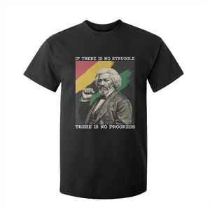 Frederick Douglass Struggle And Progress T Shirt For Kid Inspirational Black History - African Pride