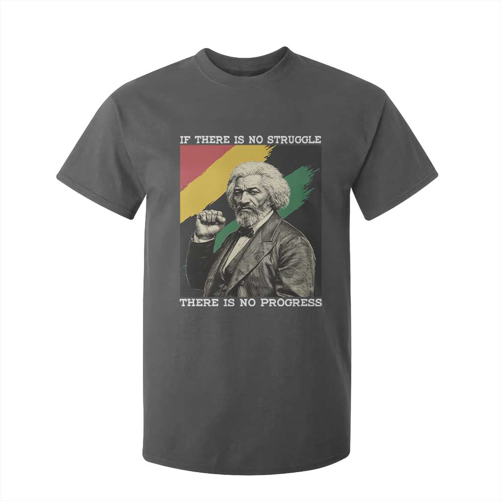 Frederick Douglass Struggle And Progress T Shirt For Kid Inspirational Black History - African Pride