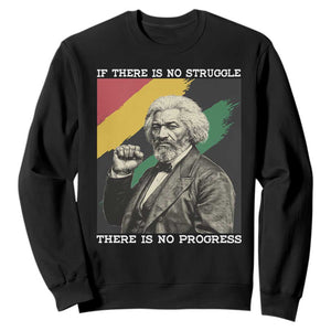 Frederick Douglass Struggle And Progress Sweatshirt Inspirational Black History - African Pride