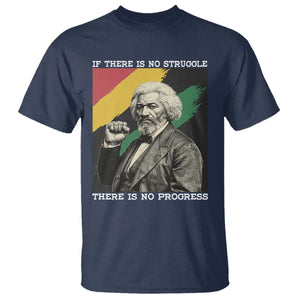 Frederick Douglass Struggle And Progress T Shirt Inspirational Black History - African Pride