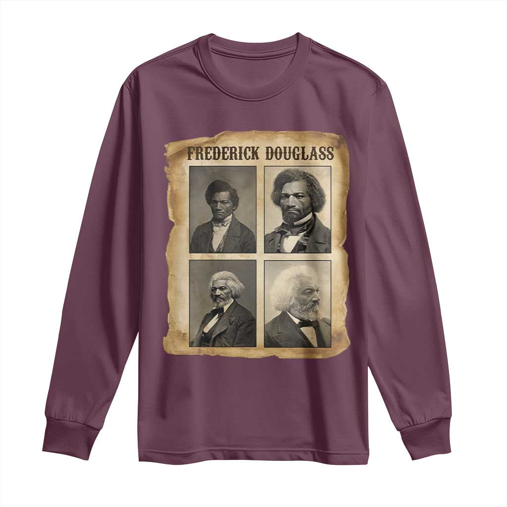 The Life Of Frederick Douglass Long Sleeve Shirt Historical Black History - African Pride