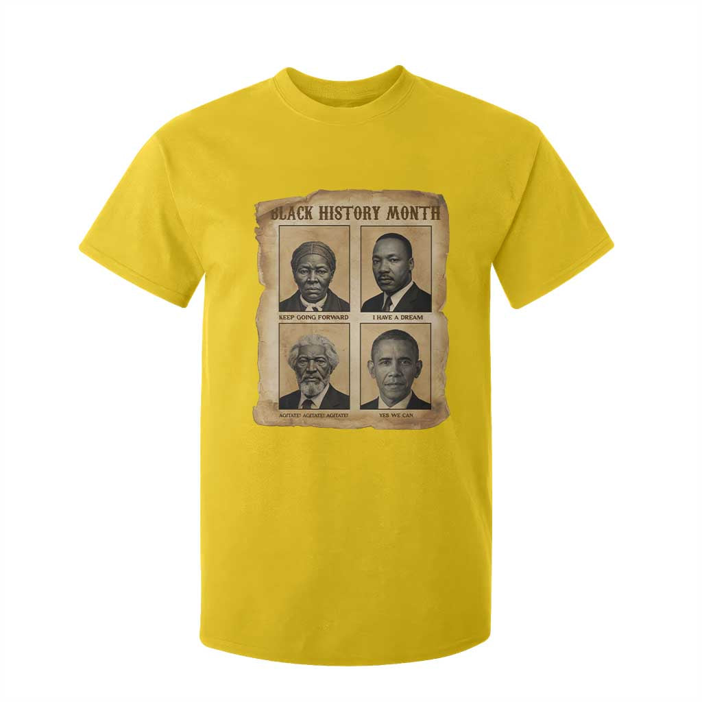 Vintage Black History Heroes T Shirt For Kid Strong Black Pride - African Pride