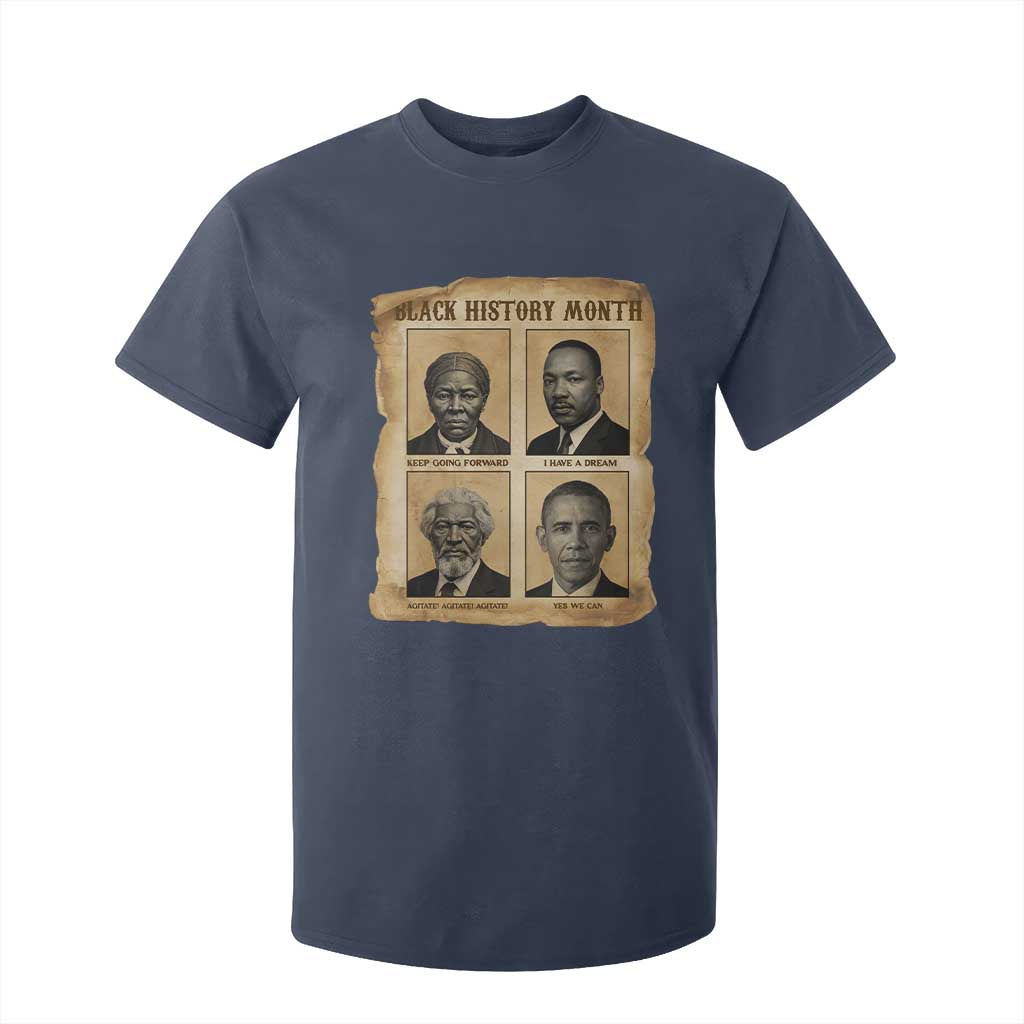 Vintage Black History Heroes T Shirt For Kid Strong Black Pride - African Pride