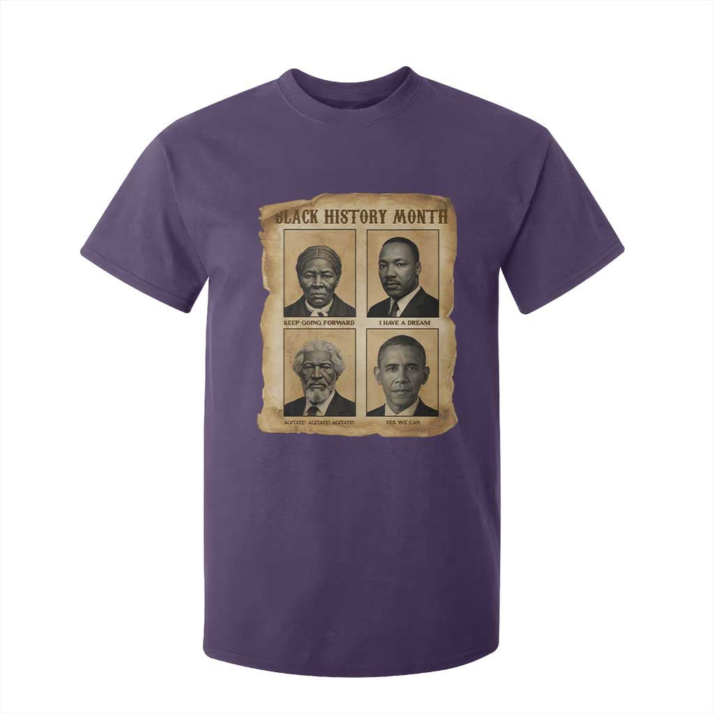 Vintage Black History Heroes T Shirt For Kid Strong Black Pride - African Pride