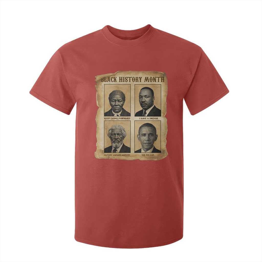 Vintage Black History Heroes T Shirt For Kid Strong Black Pride - African Pride