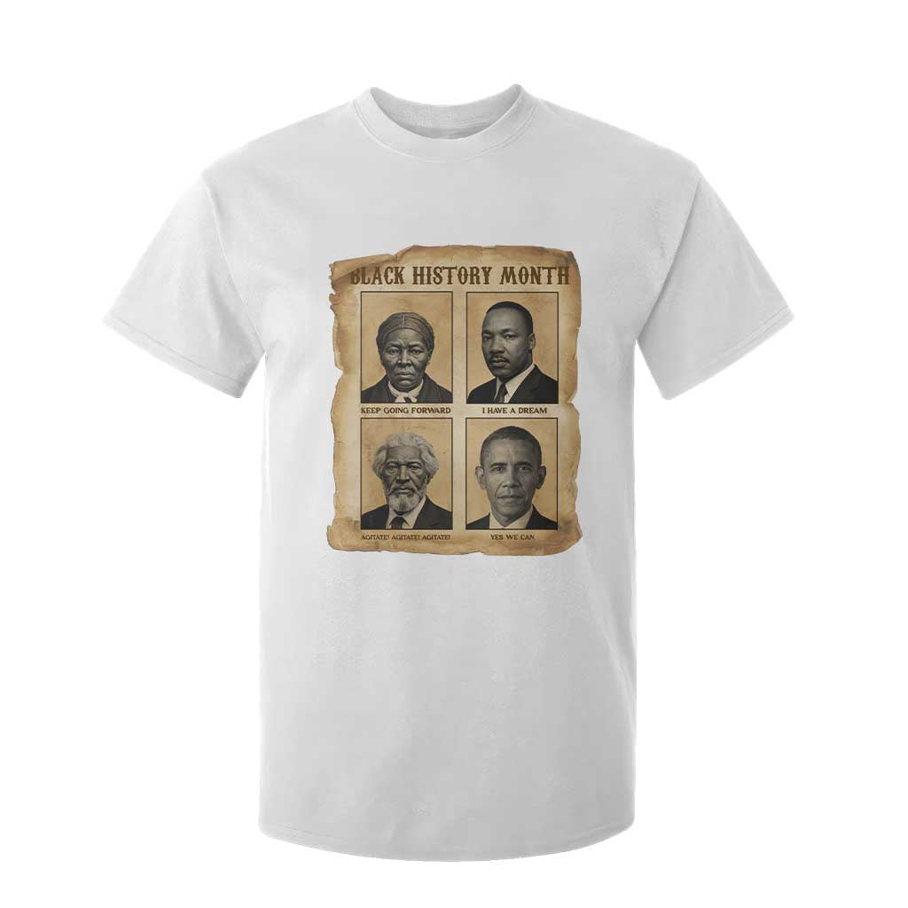 Vintage Black History Heroes T Shirt For Kid Strong Black Pride - African Pride