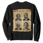 Vintage Black History Heroes Sweatshirt Strong Black Pride - African Pride