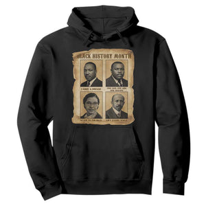 Vintage African American Heroes Hoodie Black Pride Inspiration - African Pride