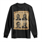 Vintage African American Heroes Long Sleeve Shirt Black Pride Inspiration - African Pride