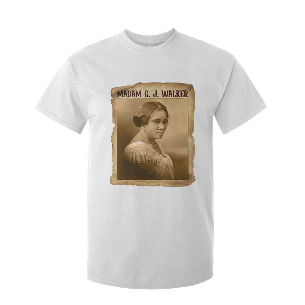 Madam CJ Walker T Shirt For Kid Female Empowerment History Gift - African Pride