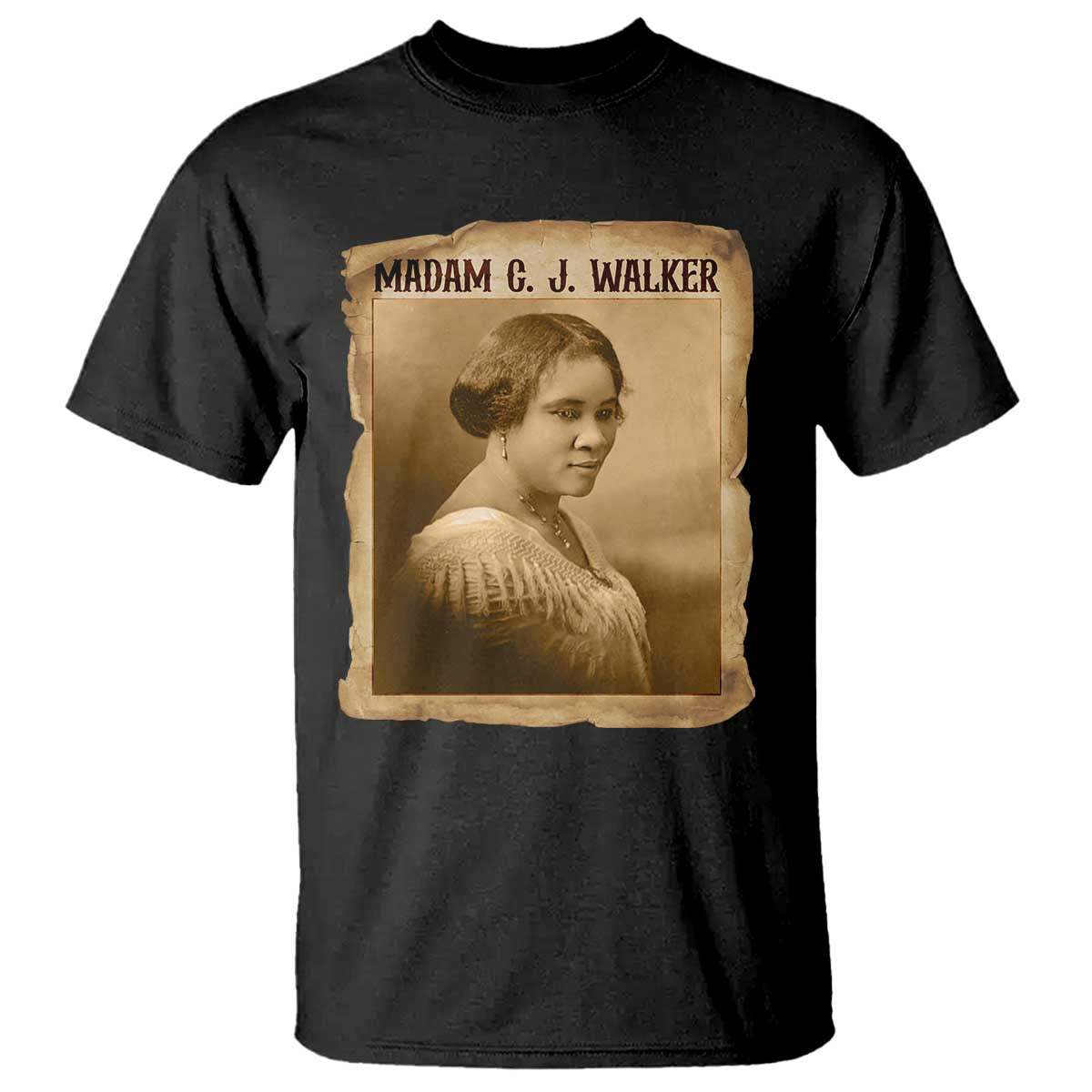 Madam CJ Walker T Shirt Female Empowerment History Gift - African Pride
