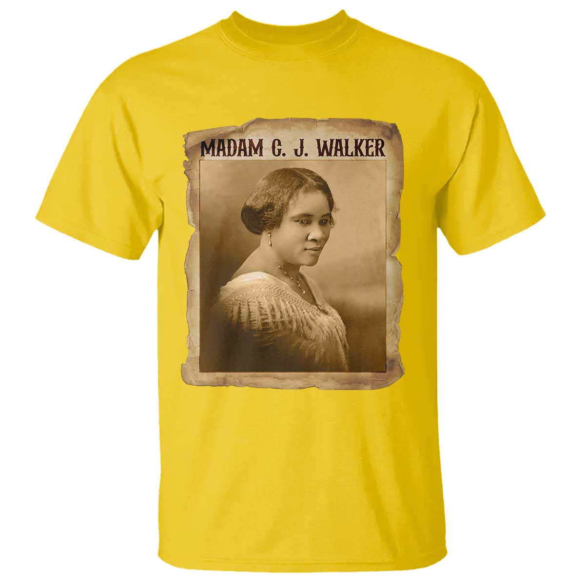 Madam CJ Walker T Shirt Female Empowerment History Gift - African Pride