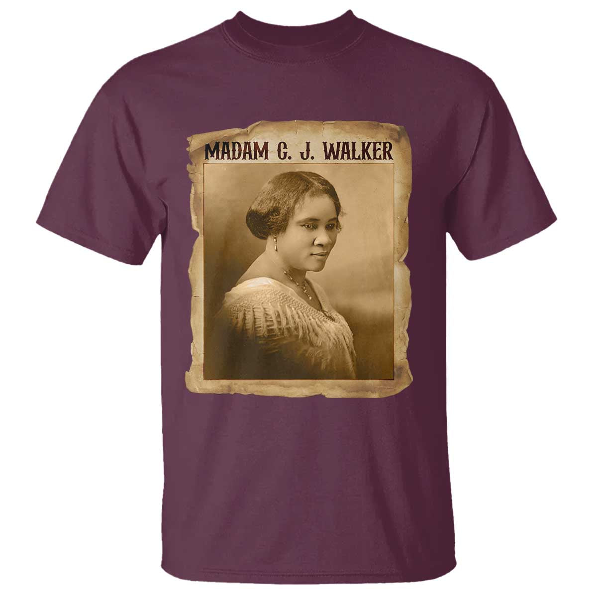 Madam CJ Walker T Shirt Female Empowerment History Gift - African Pride