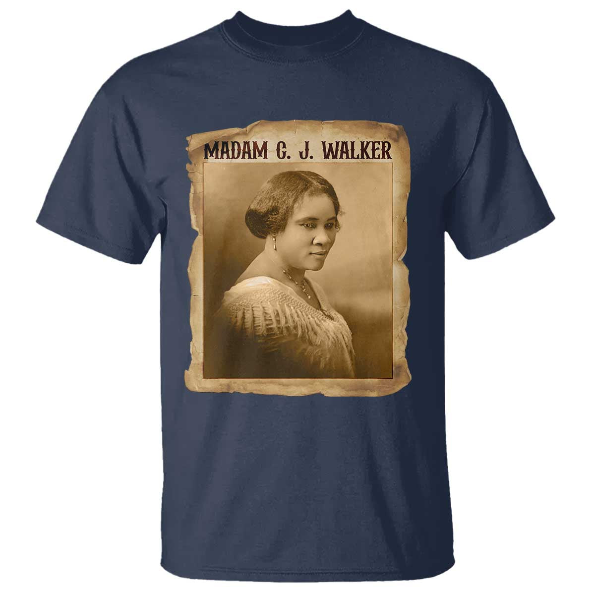 Madam CJ Walker T Shirt Female Empowerment History Gift - African Pride