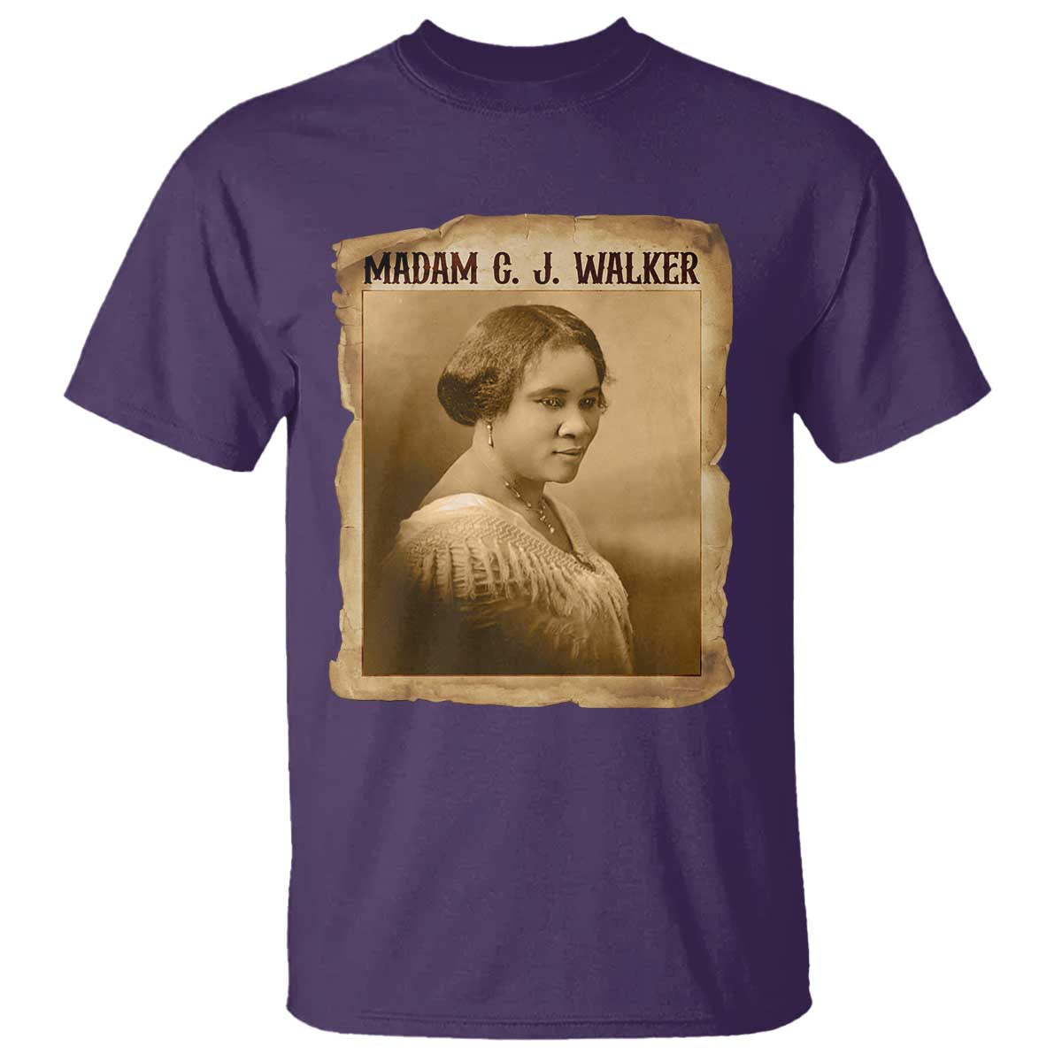 Madam CJ Walker T Shirt Female Empowerment History Gift - African Pride