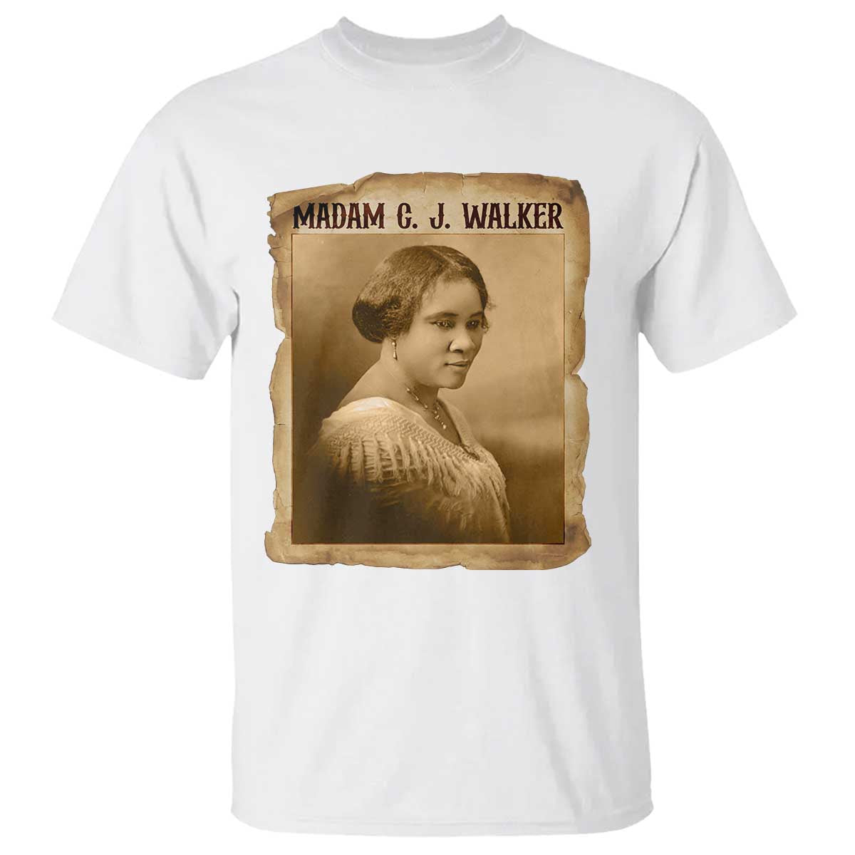 Madam CJ Walker T Shirt Female Empowerment History Gift - African Pride