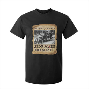 Madam CJ Walker Self Made Millionaire T Shirt For Kid Strong Black Woman Leader - African Pride