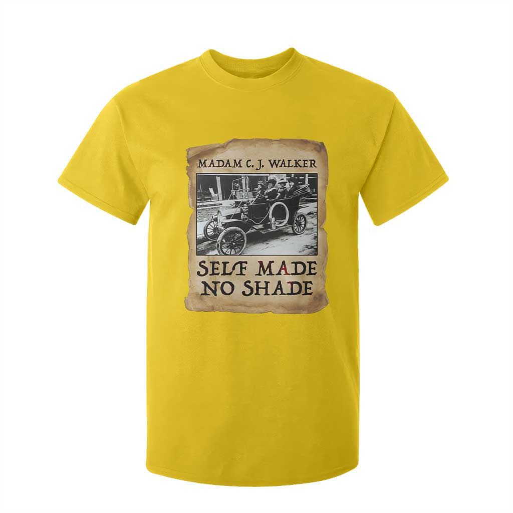 Madam CJ Walker Self Made Millionaire T Shirt For Kid Strong Black Woman Leader - African Pride
