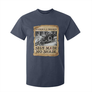 Madam CJ Walker Self Made Millionaire T Shirt For Kid Strong Black Woman Leader - African Pride