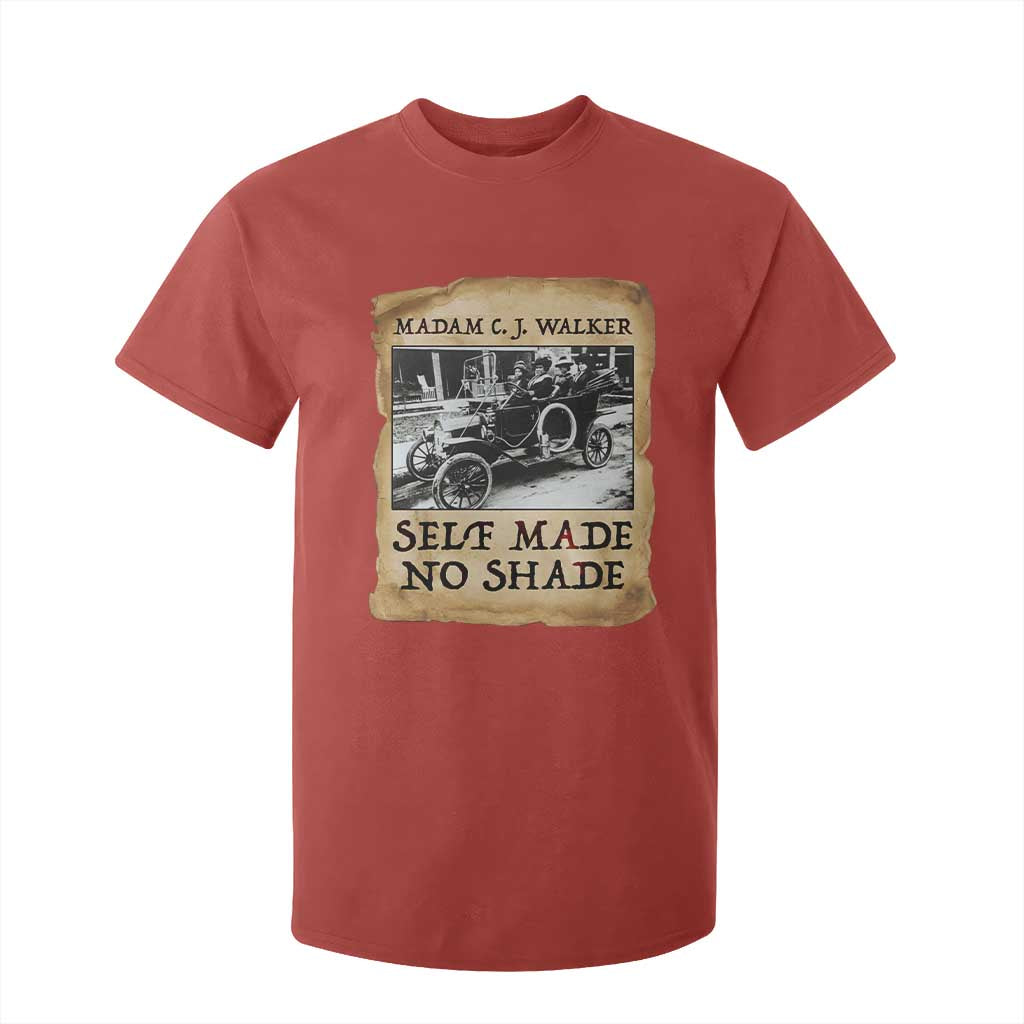 Madam CJ Walker Self Made Millionaire T Shirt For Kid Strong Black Woman Leader - African Pride