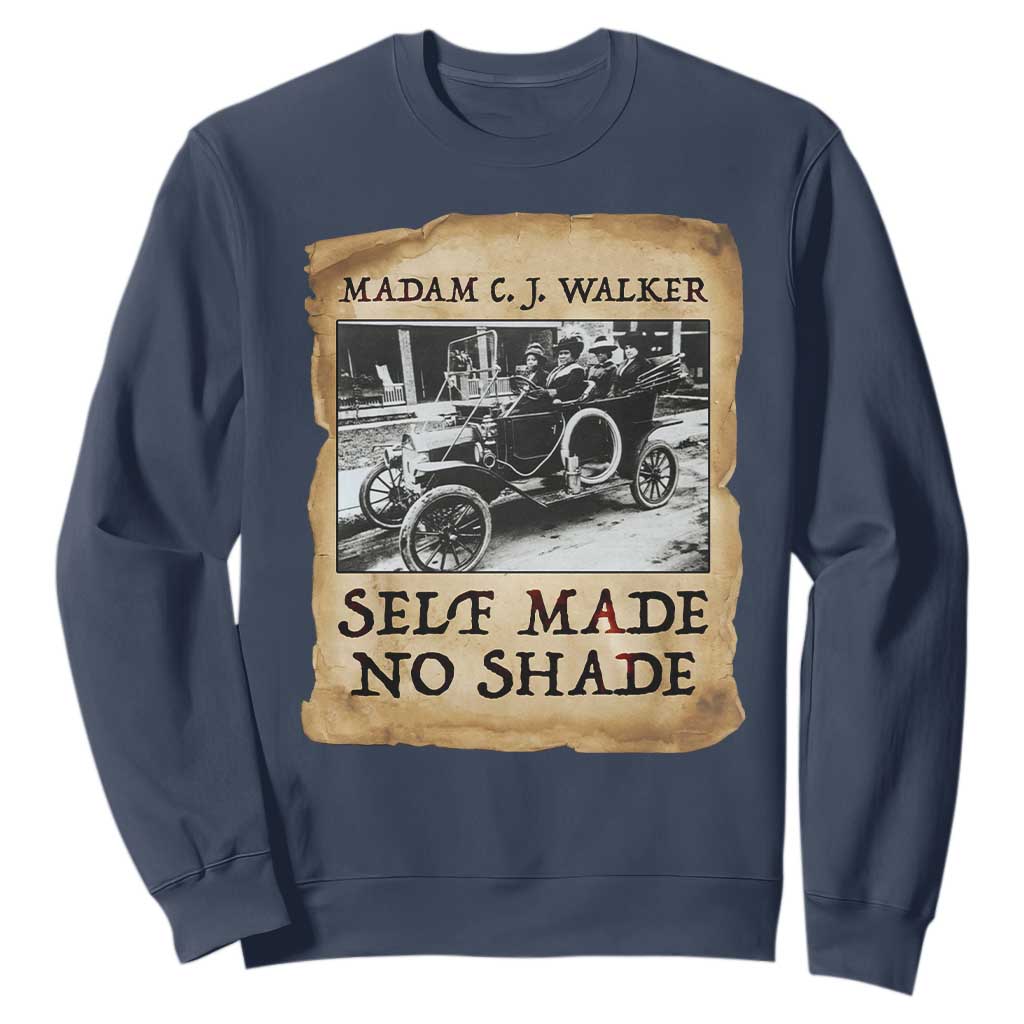 Madam CJ Walker Self Made Millionaire Sweatshirt Strong Black Woman Leader - African Pride