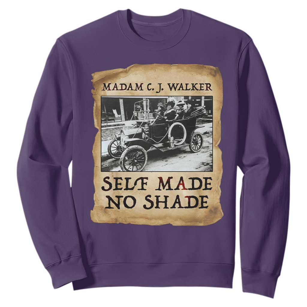 Madam CJ Walker Self Made Millionaire Sweatshirt Strong Black Woman Leader - African Pride