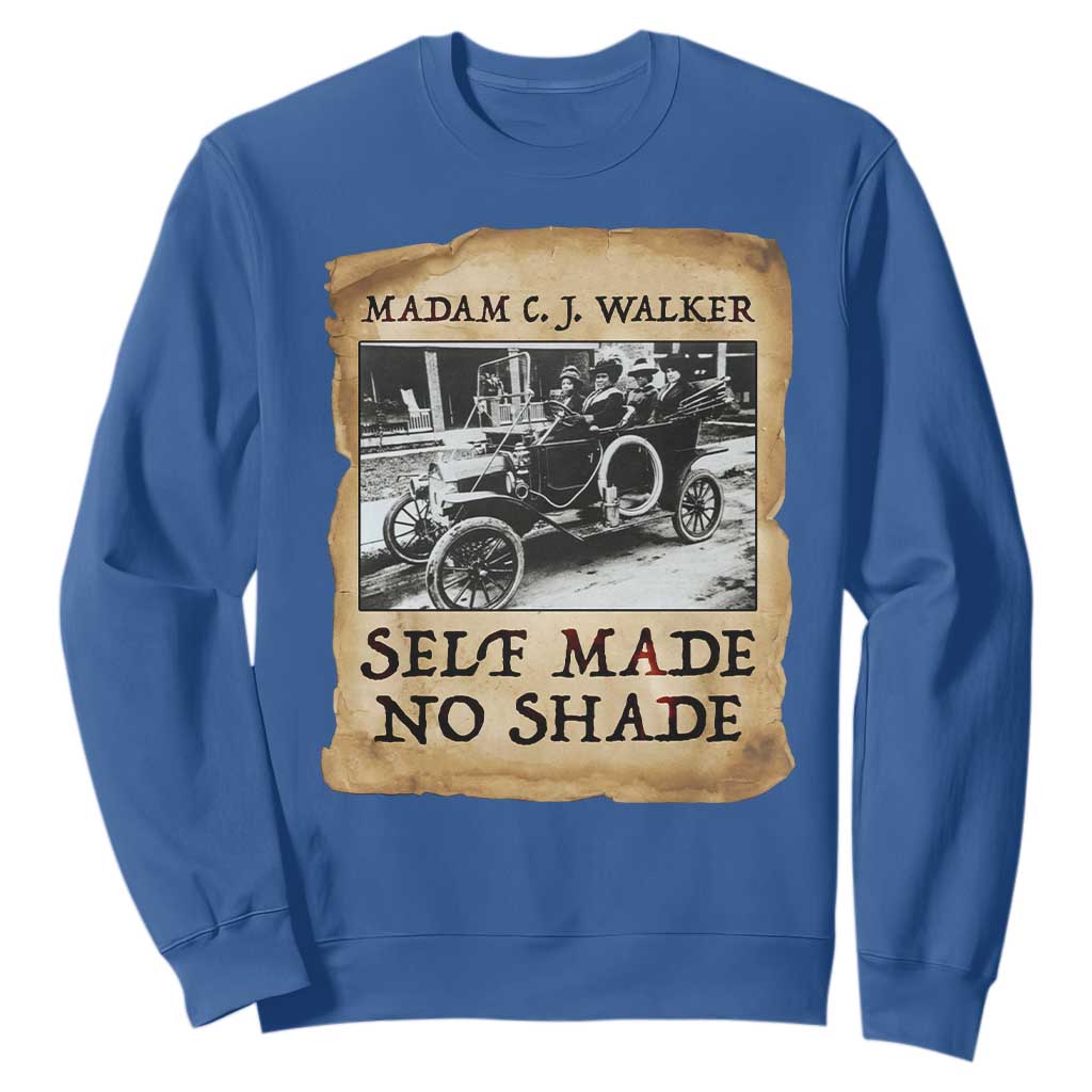 Madam CJ Walker Self Made Millionaire Sweatshirt Strong Black Woman Leader - African Pride