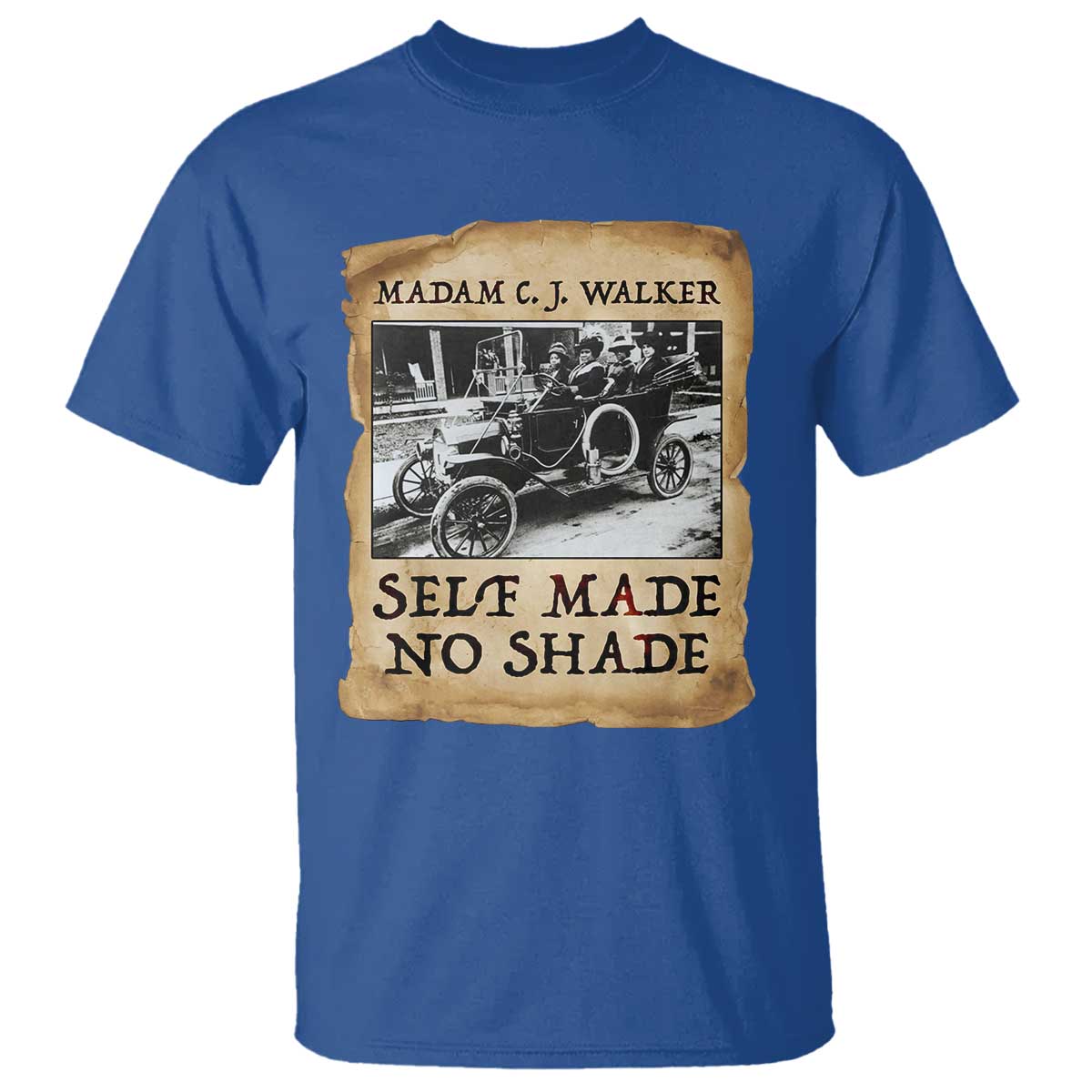Madam CJ Walker Self Made Millionaire T Shirt Strong Black Woman Leader - African Pride