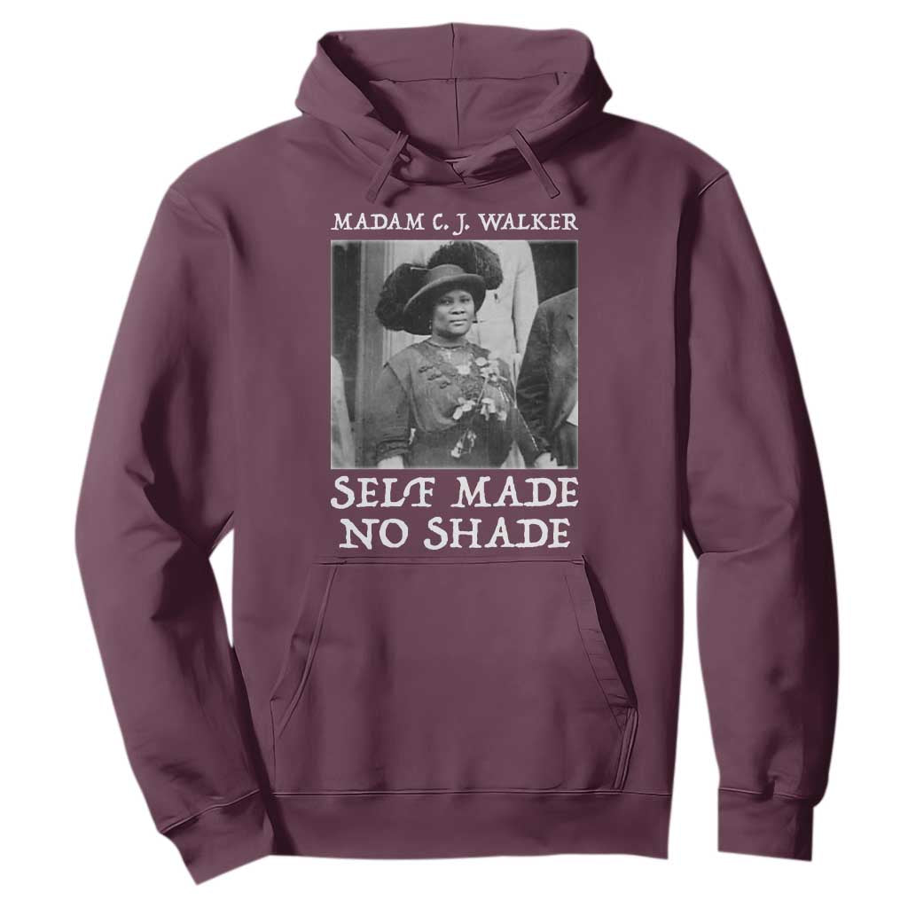 Madam CJ Walker Hoodie Self Made No Shade Female Empowerment - African Pride