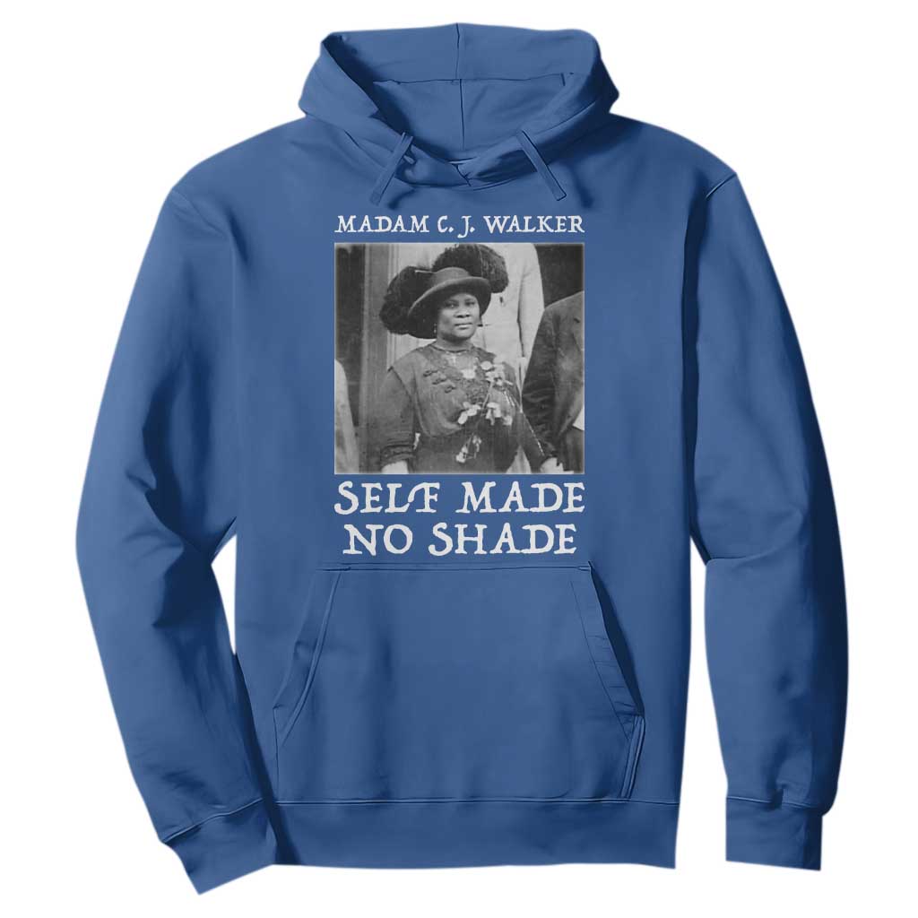 Madam CJ Walker Hoodie Self Made No Shade Female Empowerment - African Pride
