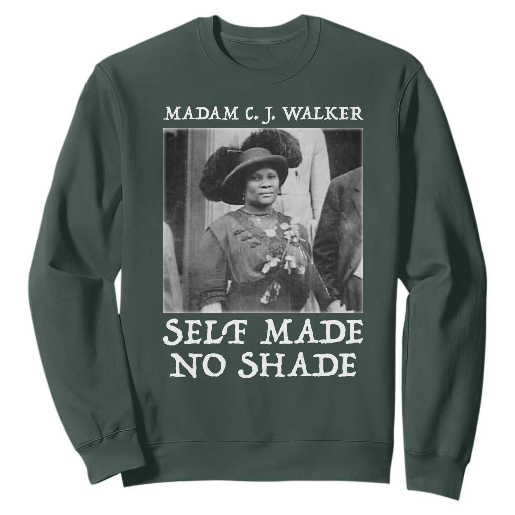 Madam CJ Walker Sweatshirt Self Made No Shade Female Empowerment - African Pride